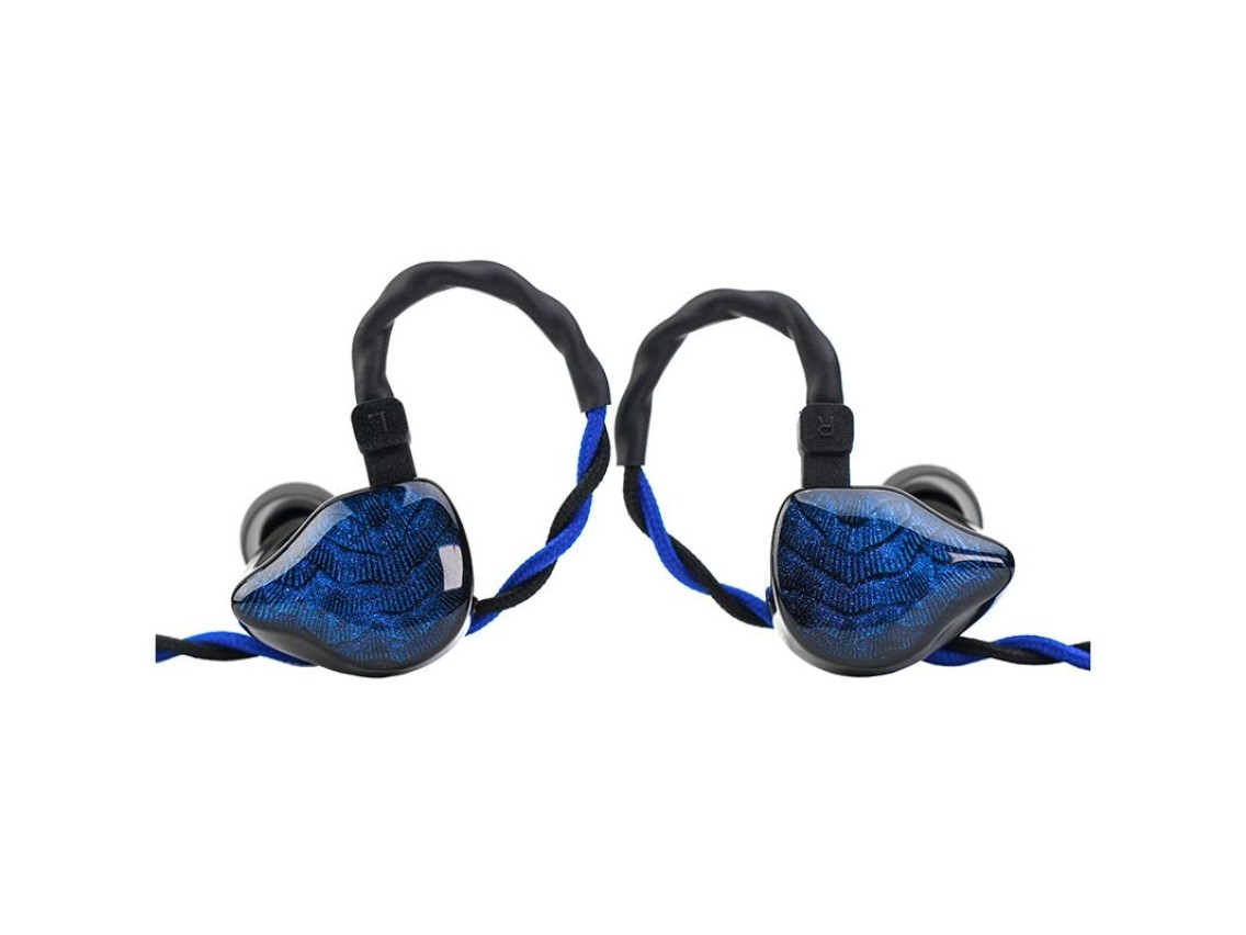 Fones de ouvido intra-auriculares com fio TRUTHEAR Nova (azul)