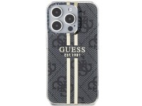 Funda Guess IML 4G Gold Stripe para iPhone 15 Pro - negra Funda Guess IML 4G Gold Stripe para iPhone 15 Pro - negra