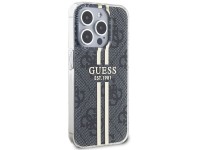 Funda Guess IML 4G Gold Stripe para iPhone 15 Pro - negra Funda Guess IML 4G Gold Stripe para iPhone 15 Pro - negra