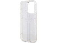 Funda Guess IML 4G Gold Stripe para iPhone 15 Pro - rosa