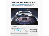 Capa Spigen Liquid Crystal MagSafe para iPhone 18 Pro / 17 Pro - Transparente e Branca