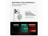 Capa Spigen Liquid Crystal MagSafe para iPhone 18 Pro / 17 Pro - Transparente e Branca