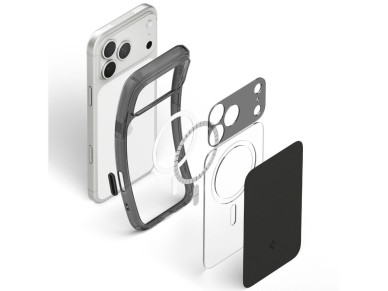 Funda Spigen Ultra Hybrid MagSafe para iPhone 18 Pro / 17 Pro - Negro mate