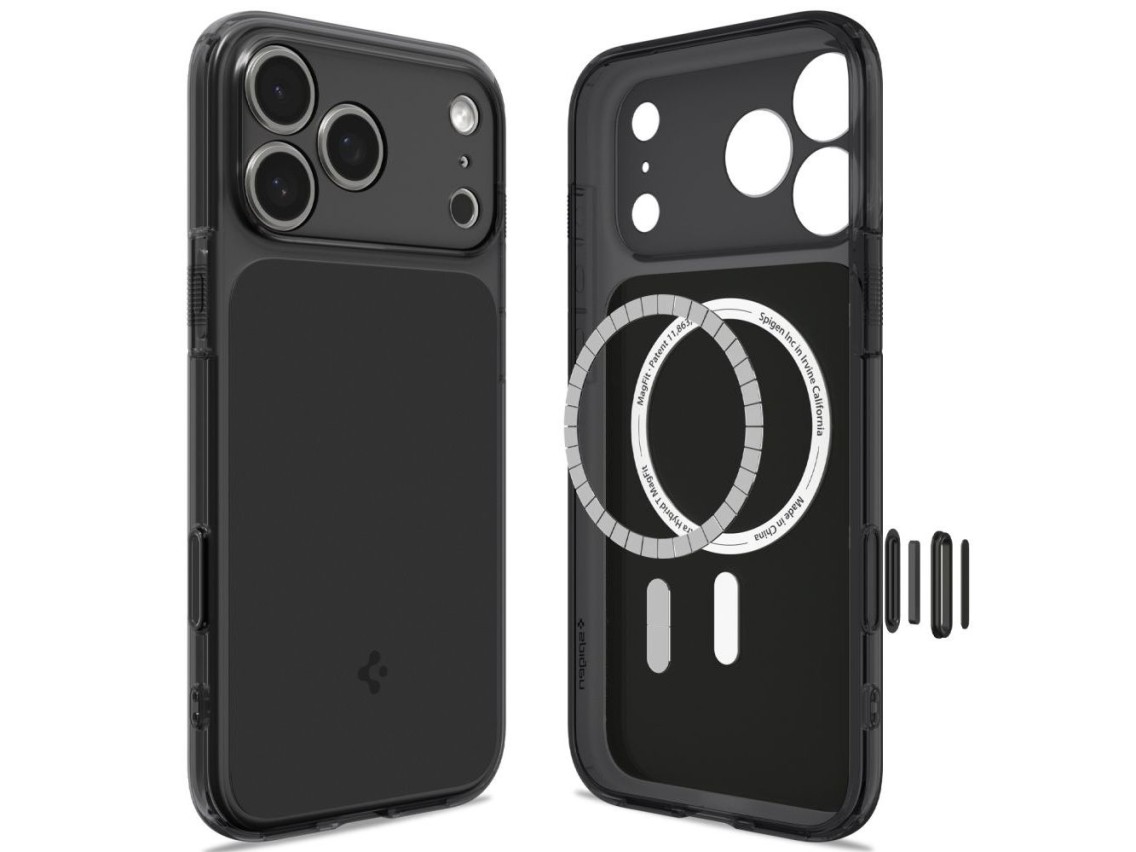 Funda Spigen Ultra Hybrid MagSafe para iPhone 18 Pro / 17 Pro - Negro mate
