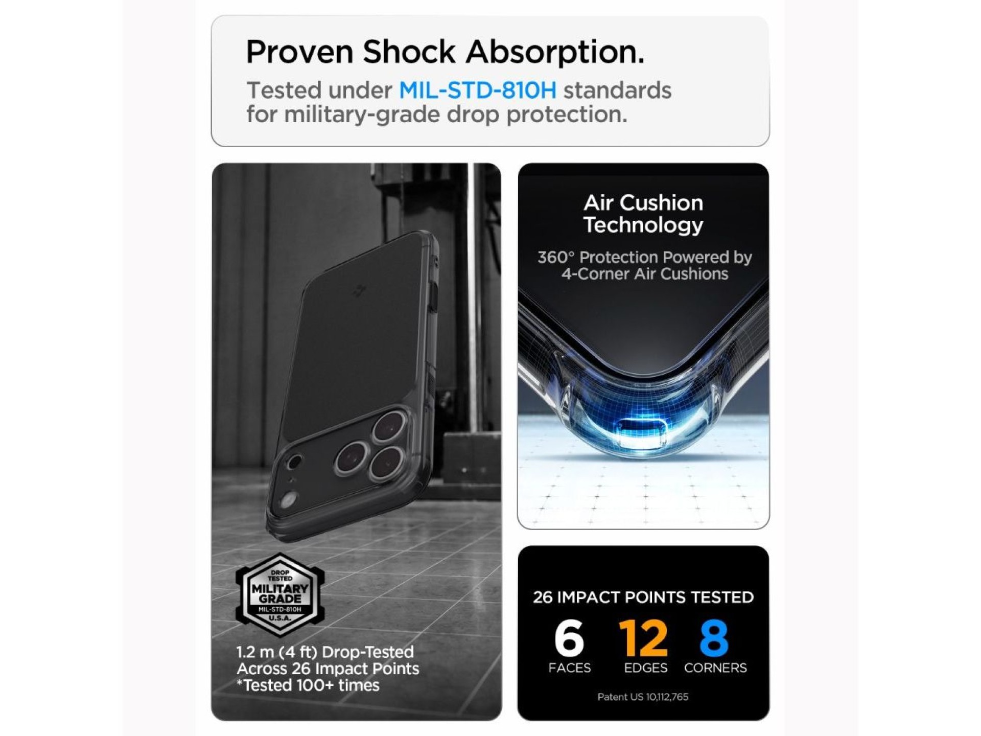 Funda Spigen Ultra Hybrid MagSafe para iPhone 18 Pro / 17 Pro - Negro mate
