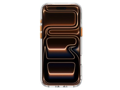 Spigen Ultra Hybrid Optik S MagSafe Case for iPhone 18 Pro / 17 Pro - Transparent Orange