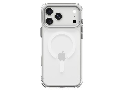 Funda Spigen Ultra Hybrid Optik S MagSafe para iPhone 18 Pro Max / 17 Pro Max - Plata transparente