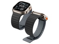 Spigen Athlex Air M Strap for Apple Watch 44 / 45 / 46 / 49 mm - Black and Gray