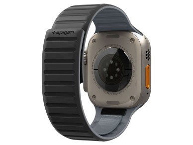 Spigen Athlex Air M Strap for Apple Watch 44 / 45 / 46 / 49 mm - Black and Gray