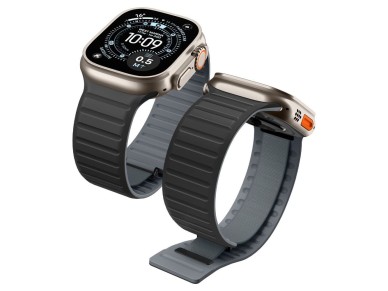 Spigen Athlex Air M Strap for Apple Watch 44 / 45 / 46 / 49 mm - Black and Gray Spigen Athlex Air M Strap for Apple Watch 44 / 45 / 46 / 49 mm - Black and Gray