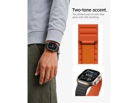Correa Spigen Athlex Air M para Apple Watch de 44/45/46/49 mm - Negro y naranja Correa Spigen Athlex Air M para Apple Watch de 44/45/46/49 mm - Negro y naranja