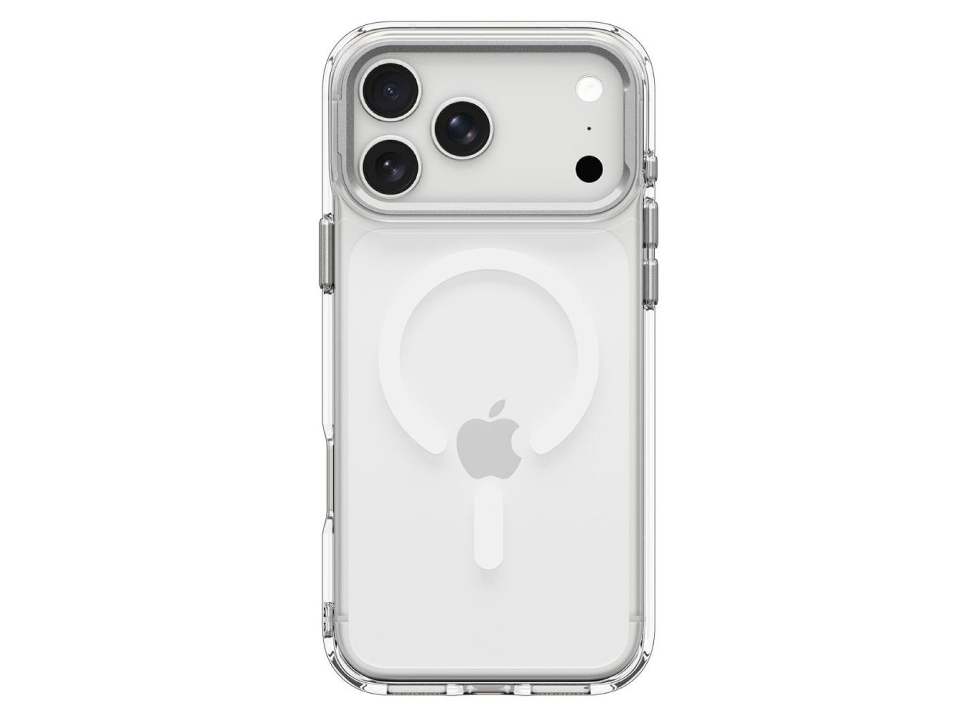 Funda Spigen Ultra Hybrid Optik S MagSafe para iPhone 18 Pro Max / 17 Pro Max - Plata transparente
