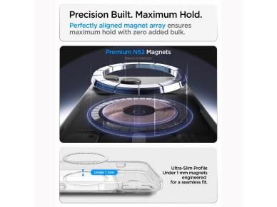 Funda Spigen Ultra Hybrid MagSafe para iPhone 18 Pro / 17 Pro - Blanca Funda Spigen Ultra Hybrid MagSafe para iPhone 18 Pro / 17 Pro - Blanca