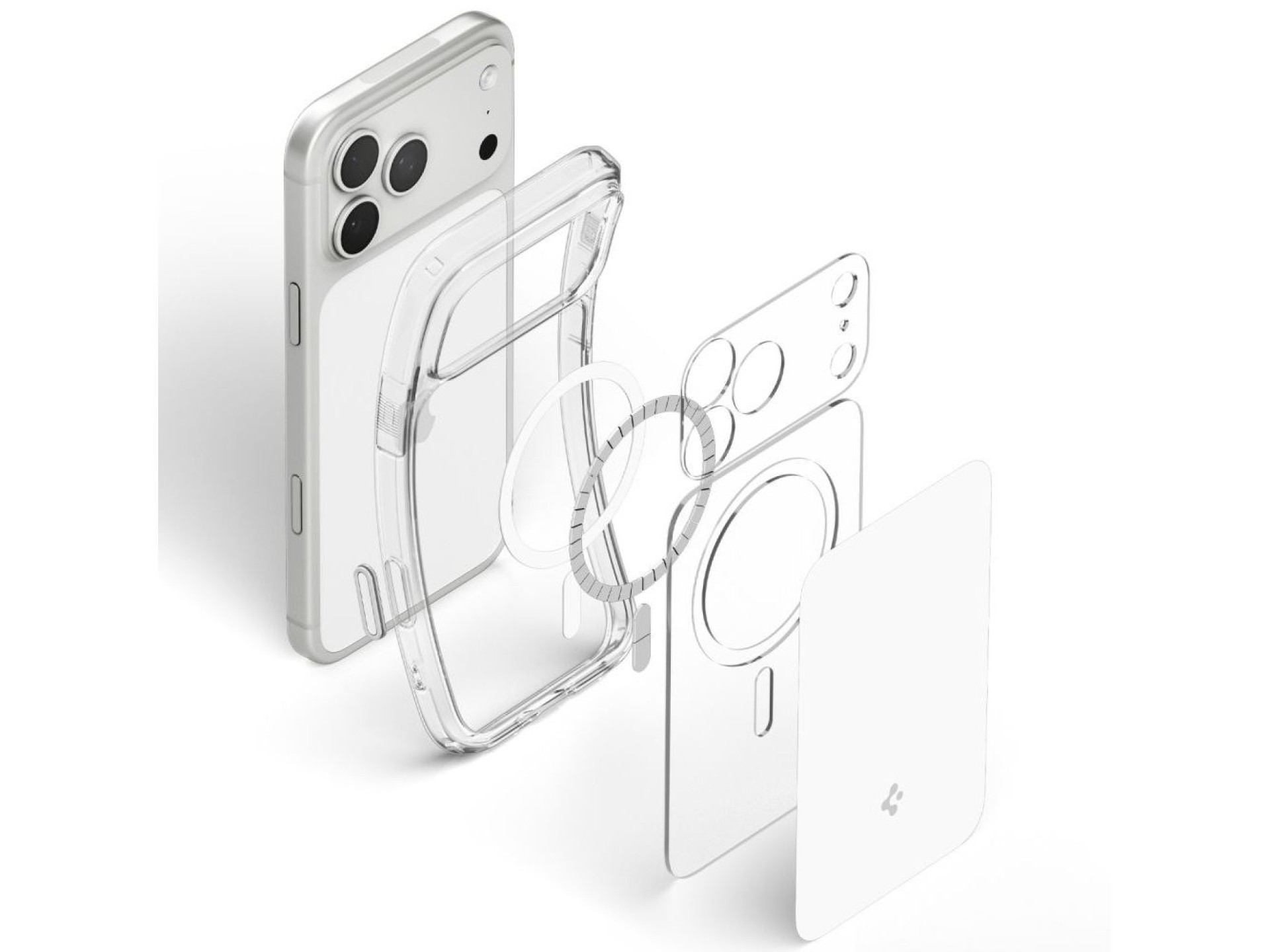 Capa Spigen Ultra Hybrid MagSafe para iPhone 18 Pro / 17 Pro - Branca