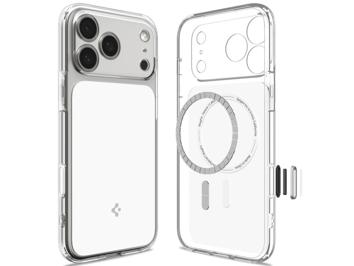 Funda Spigen Ultra Hybrid MagSafe para iPhone 18 Pro / 17 Pro - Blanca
