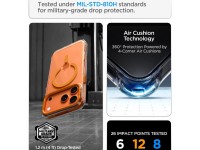 Spigen Ultra Hybrid Optik S MagSafe Case for iPhone 18 Pro / 17 Pro - Transparent Orange Spigen Ultra Hybrid Optik S MagSafe Case for iPhone 18 Pro / 17 Pro - Transparent Orange