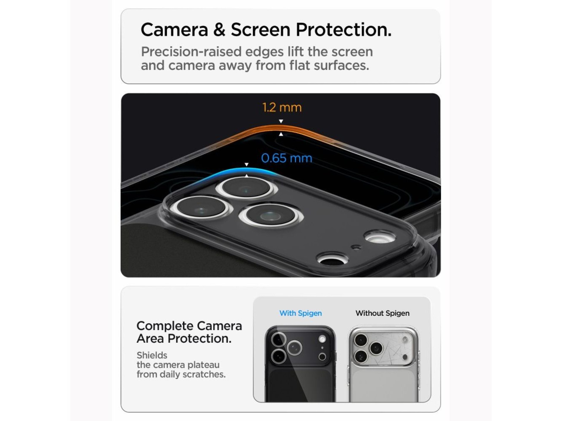 Funda Spigen Ultra Hybrid MagSafe para iPhone 18 Pro / 17 Pro - Negro mate