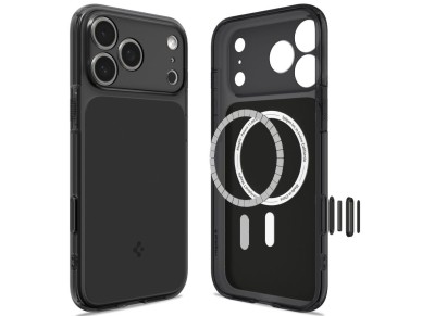 Funda Spigen Ultra Hybrid MagSafe para iPhone 18 Pro / 17 Pro - Negro mate