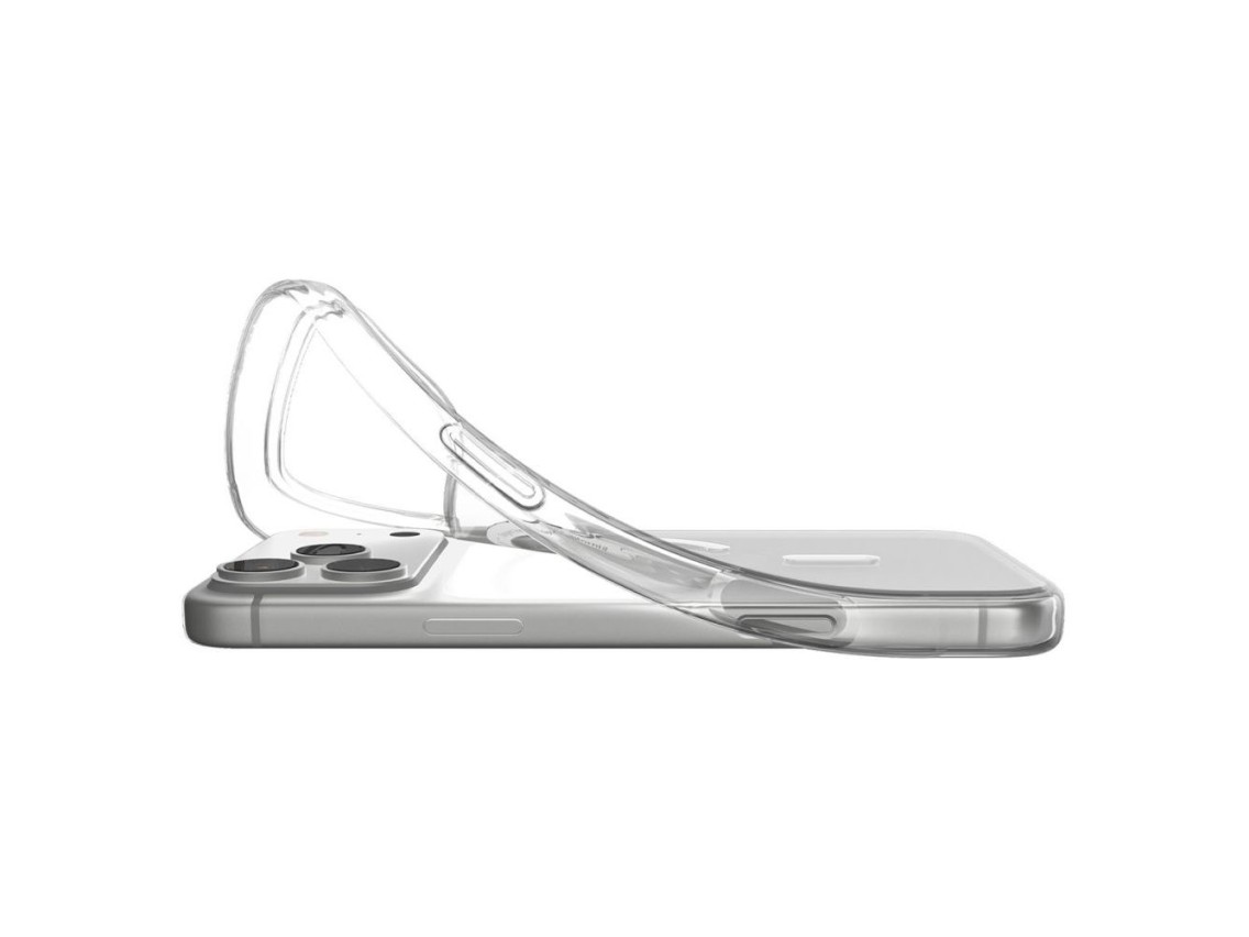 Capa Spigen Liquid Crystal MagSafe para iPhone 18 Pro / 17 Pro - Transparente e Branca