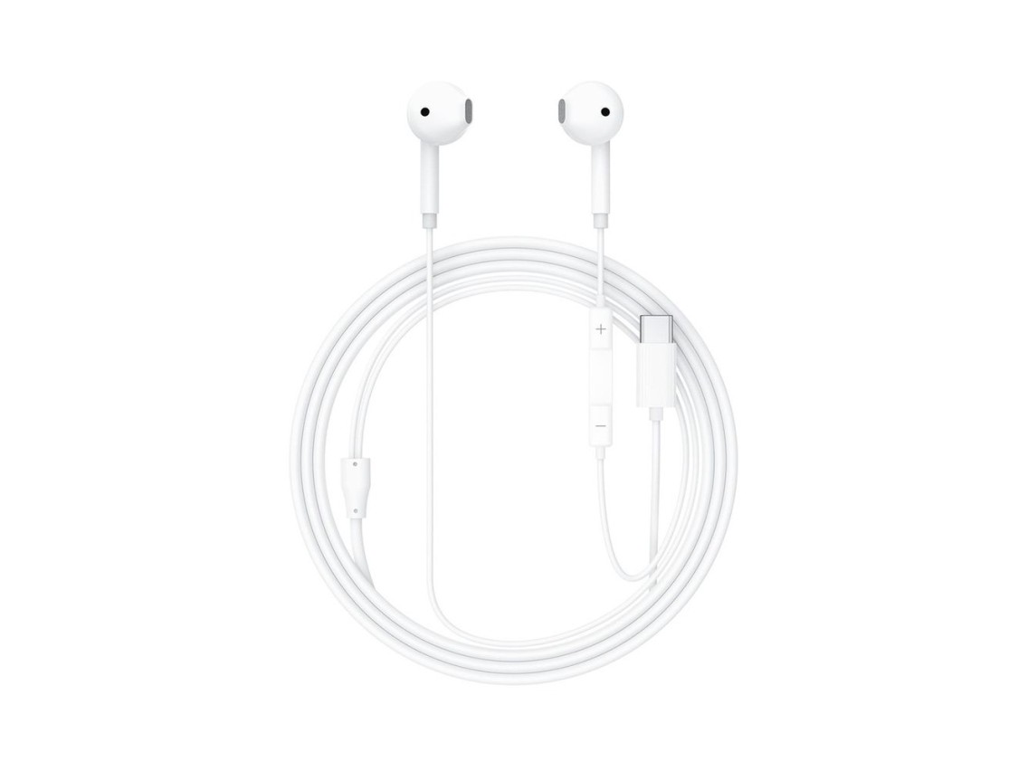 Auriculares intrauditivos con cable Acefast L13 con micrófono USB-C - Blanco