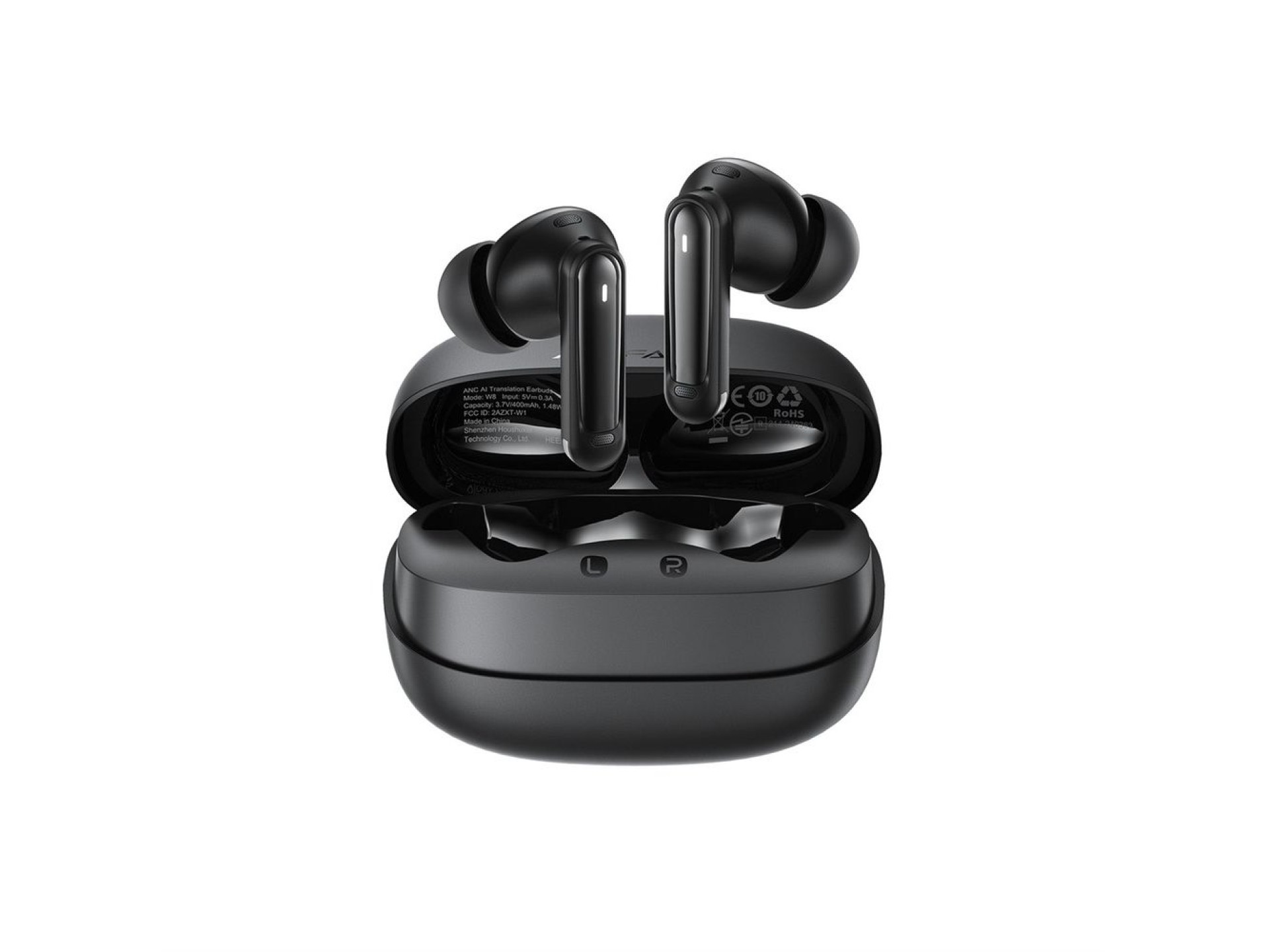 Fones de ouvido intra-auriculares sem fio Acefast W8 TWS com cancelamento de ruído ativo (ANC), canc