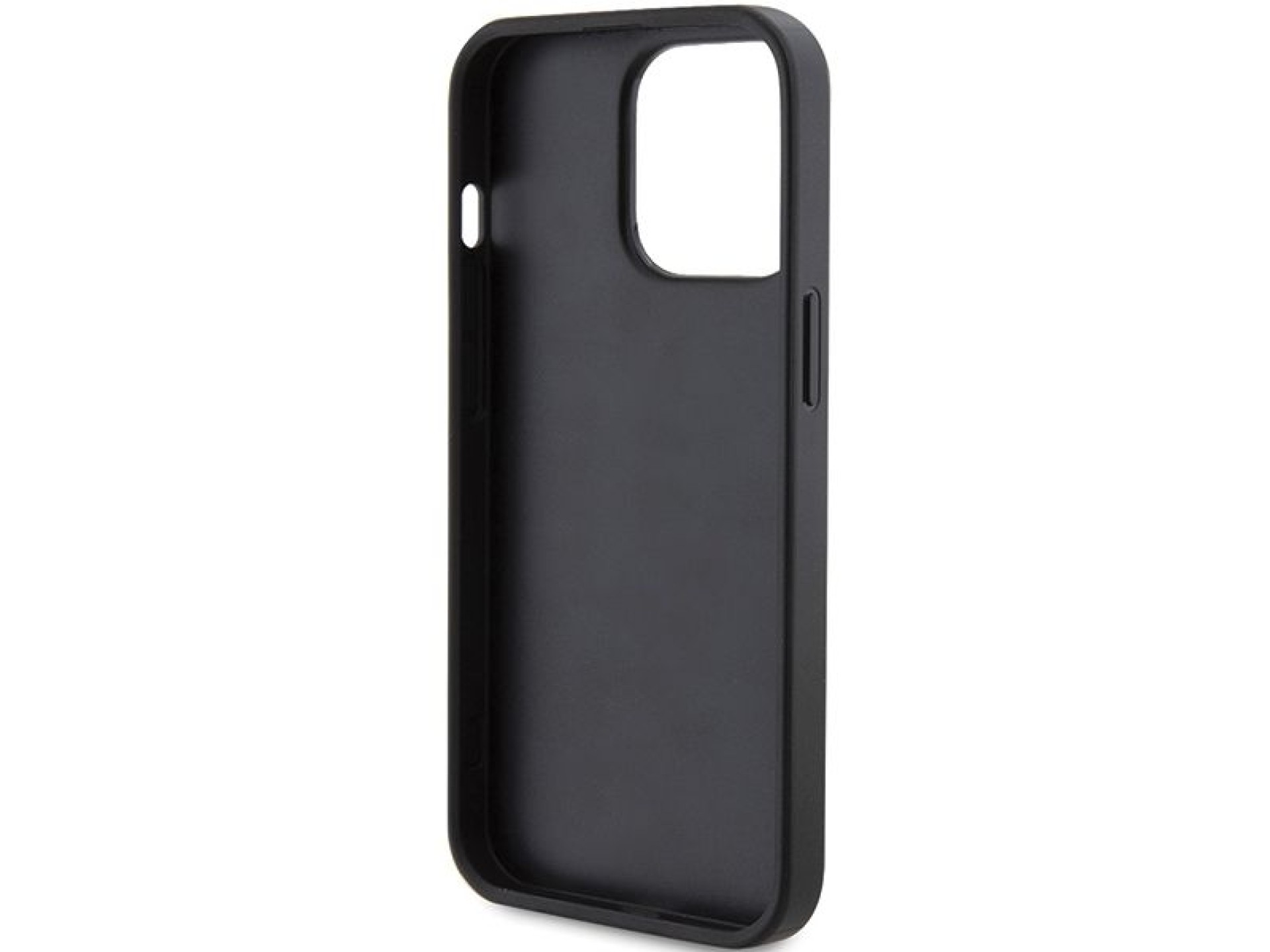Capa Guess 4G Triangle Metal Logo para iPhone 14 Pro - preta