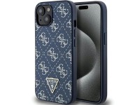 Capa Guess 4G Triangle Metal Logo para iPhone 15 Plus / 14 Plus - azul Capa Guess 4G Triangle Metal Logo para iPhone 15 Plus / 14 Plus - azul