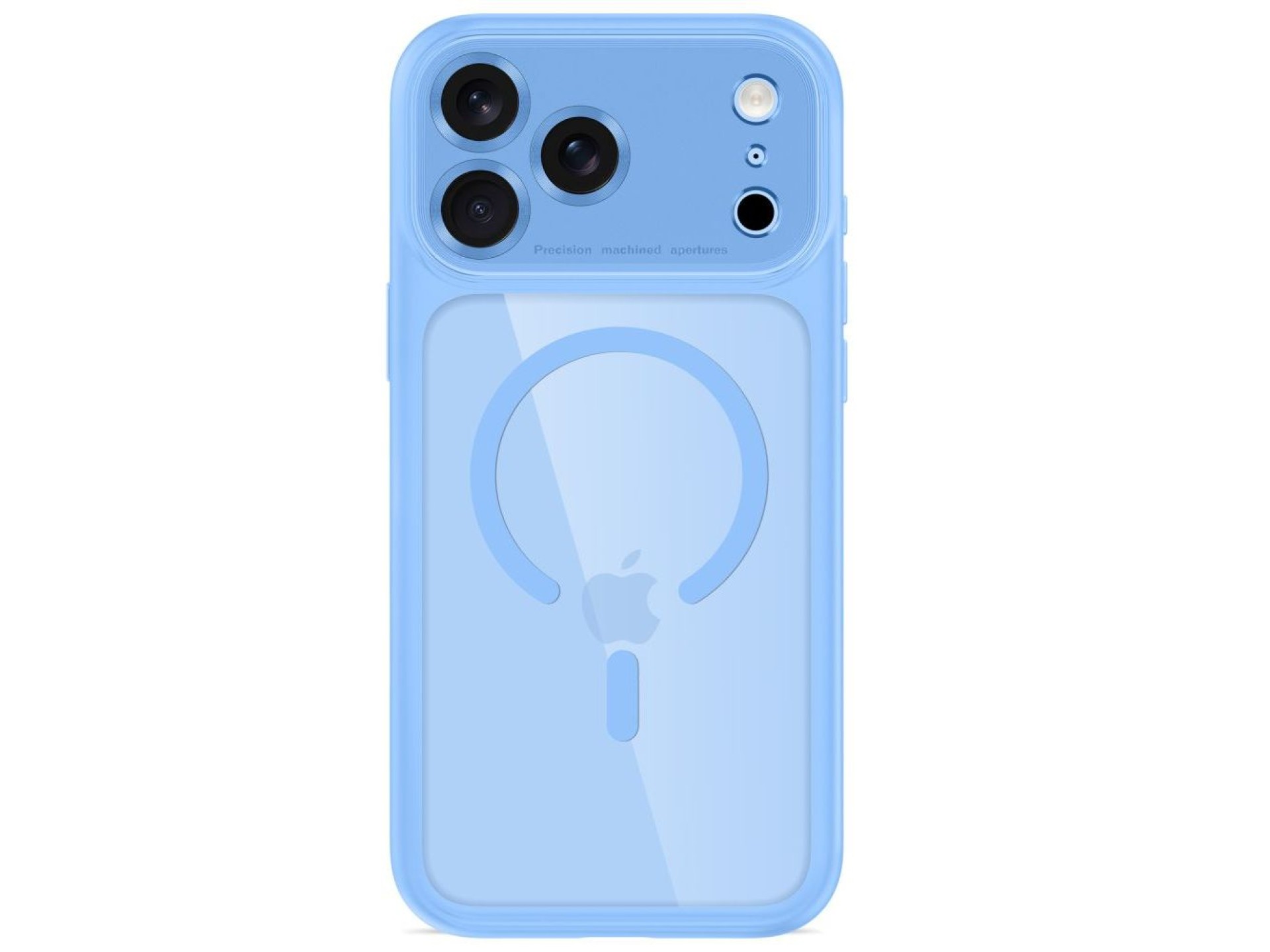 Funda Tech-Protect MagPeak MagSafe CC para iPhone 18 Pro Max / 17 Pro Max - Azul transparente