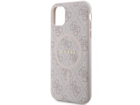 Guess GUHMN61G4GFRP iPhone 11 6.1" / Xr pink/pink hardcase 4G Collection Leather Metal Logo MagSafe Guess GUHMN61G4GFRP iPhone 11 6.1" / Xr pink/pink hardcase 4G Collection Leather Metal Logo MagSafe