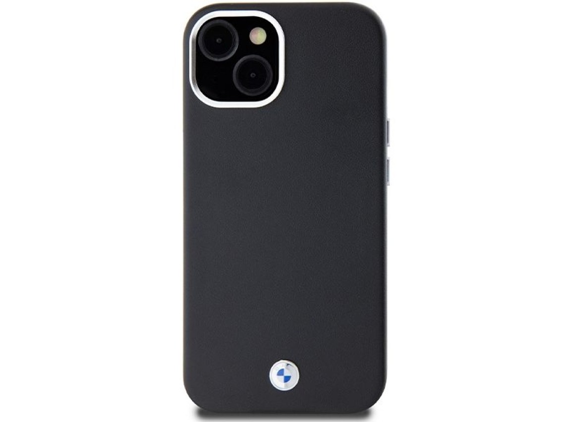 Capa MagSafe BMW Signature em metal para iPhone 15/14/13 - Preta