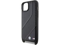 BMW M Edition Carbon Stripe & Strap case for iPhone 15 / 14 / 13 - black BMW M Edition Carbon Stripe & Strap case for iPhone 15 / 14 / 13 - black