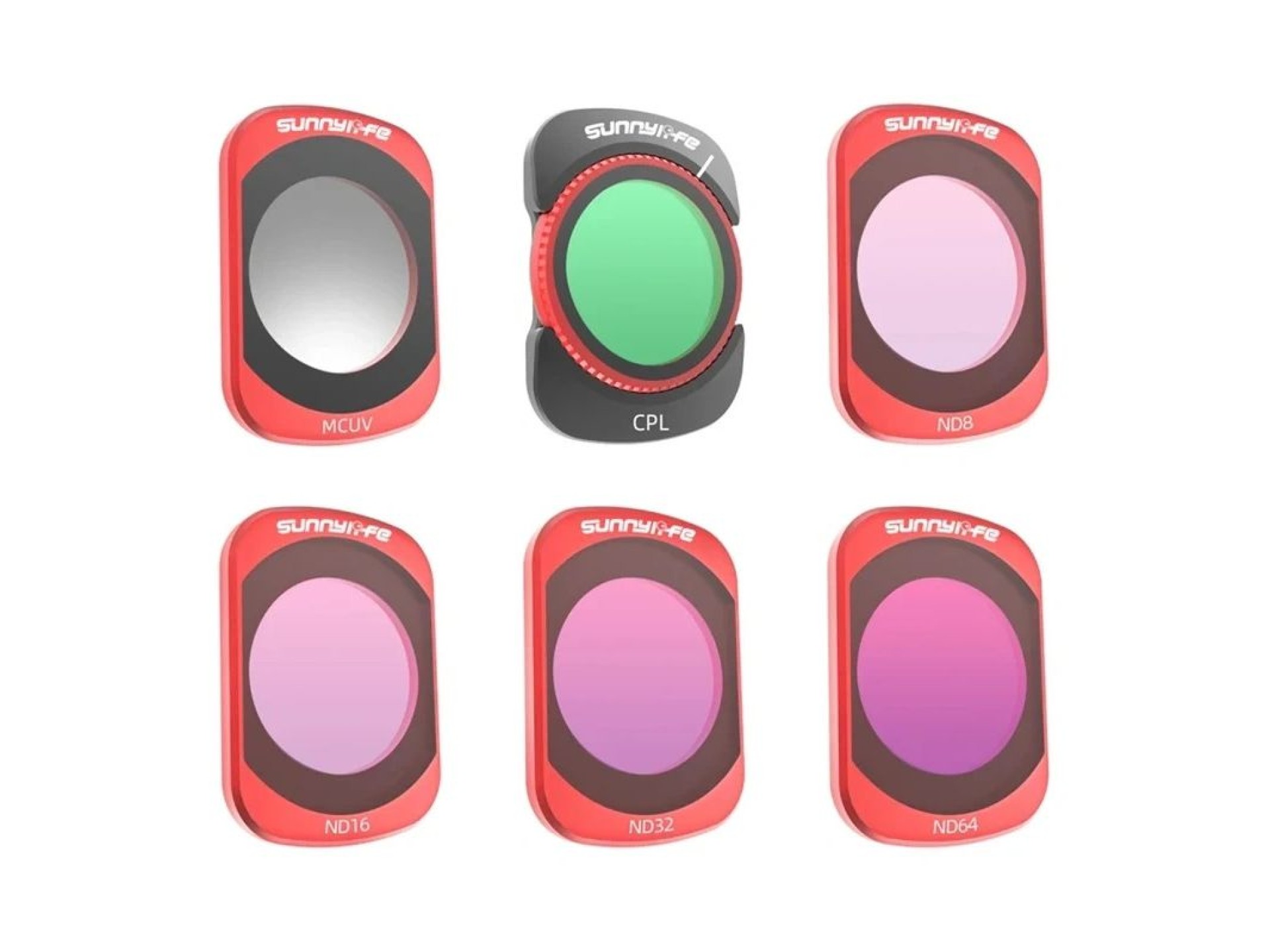 Conjunto de filtros Sunnylife Pocket 4/Pocket 3 MCUV CPL ND8/16/32/64