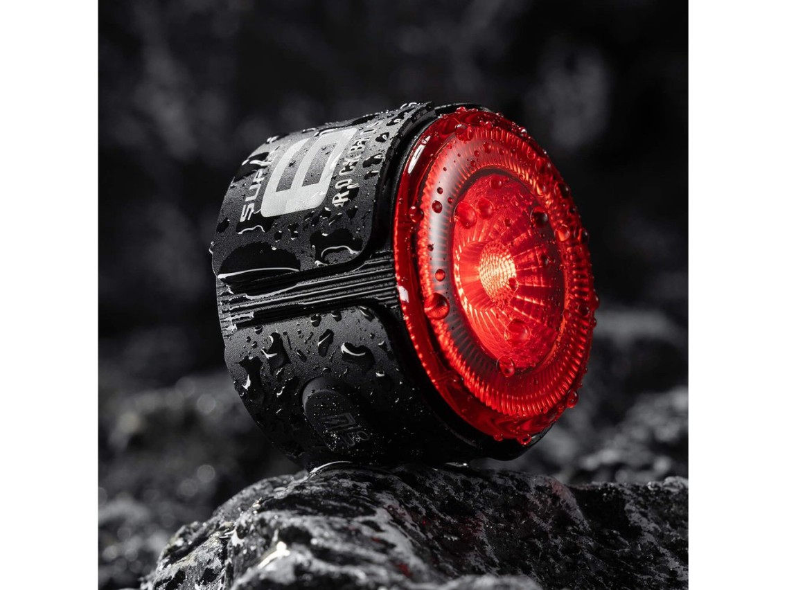 Luz trasera inteligente Rockbros RL1F ROAD TO SKY - negra