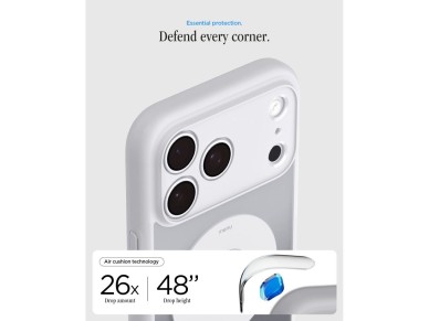Spigen Ultra Hybrid MagSafe case for iPhone 18 Pro Max / 17 Pro Max - silver Spigen Ultra Hybrid MagSafe case for iPhone 18 Pro Max / 17 Pro Max - silver