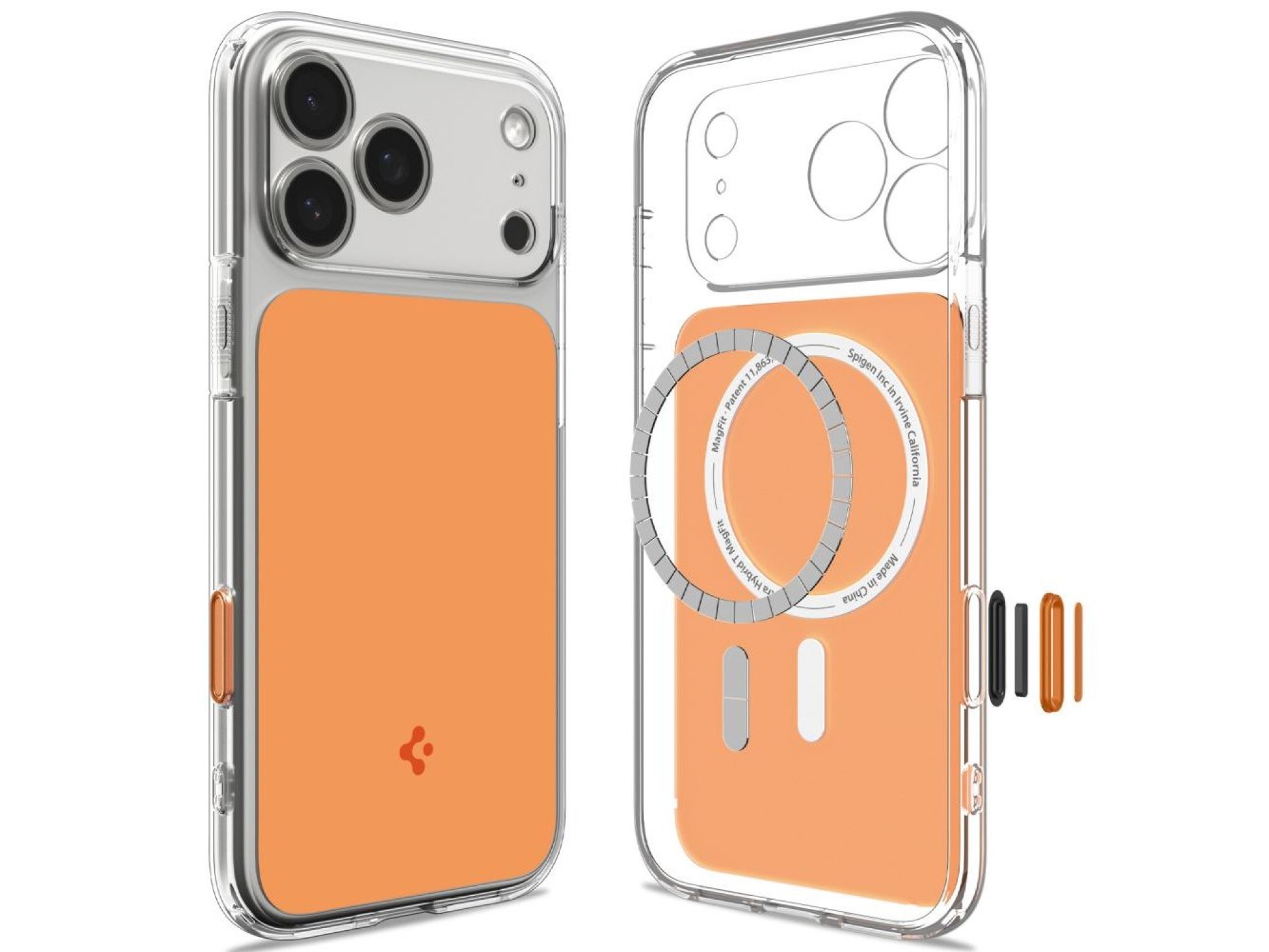 Funda Spigen Ultra Hybrid MagSafe para iPhone 18 Pro Max / 17 Pro Max - Naranja