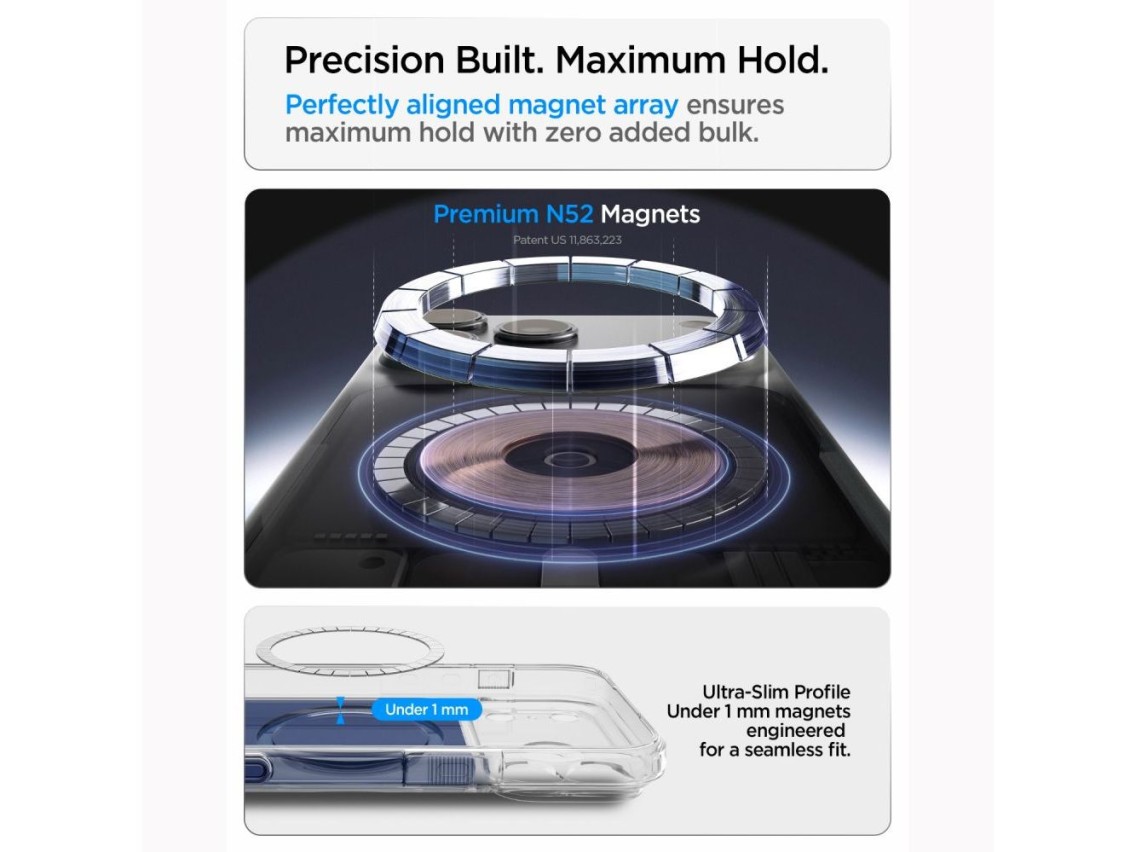 Spigen Ultra Hybrid MagSafe Case for iPhone 18 Pro Max / 17 Pro Max - Matte Blue