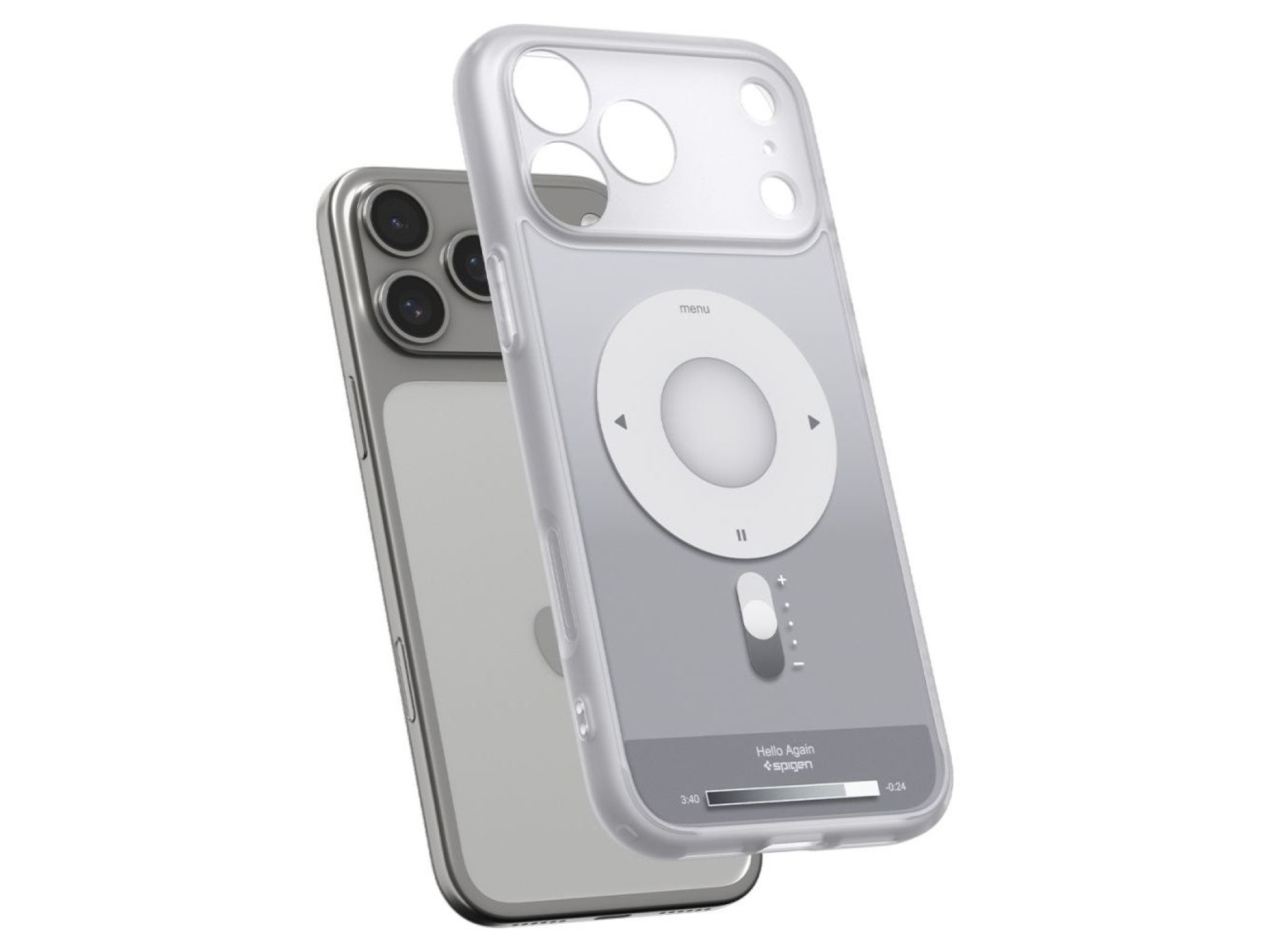 Funda Spigen Ultra Hybrid MagSafe para iPhone 18 Pro Max / 17 Pro Max - plateada