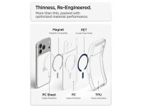 Capa Spigen Ultra Hybrid MagSafe para iPhone 18 Pro Max / 17 Pro Max - Transparente Azul Marinho