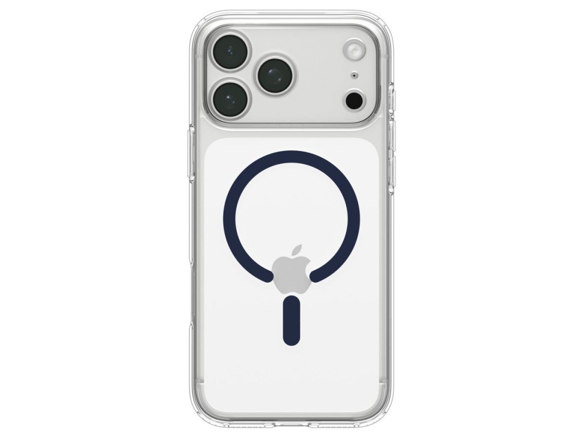 Capa Spigen Ultra Hybrid MagSafe para iPhone 18 Pro Max / 17 Pro Max - Transparente Azul Marinho