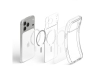 Funda Spigen Ultra Hybrid MagSafe para iPhone 18 Pro Max / 17 Pro Max - Transparente y blanca