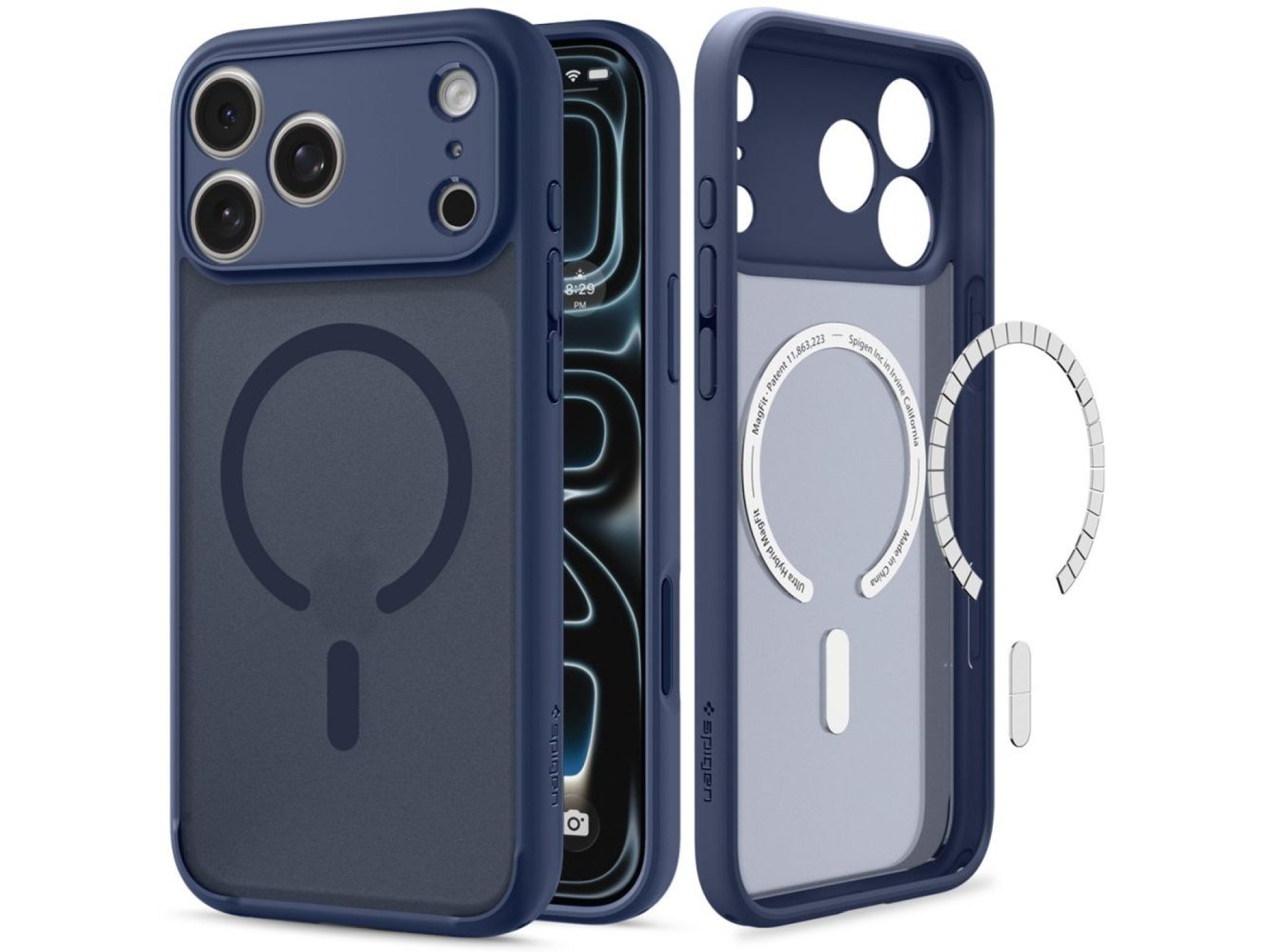 Spigen Ultra Hybrid MagSafe Case for iPhone 18 Pro Max / 17 Pro Max - Dark Blue