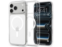 Spigen Ultra Hybrid MagSafe Case for iPhone 18 Pro Max / 17 Pro Max - Clear and White