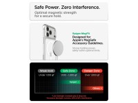 Funda Spigen Ultra Hybrid MagSafe para iPhone 18 Pro Max / 17 Pro Max - Transparente y blanca