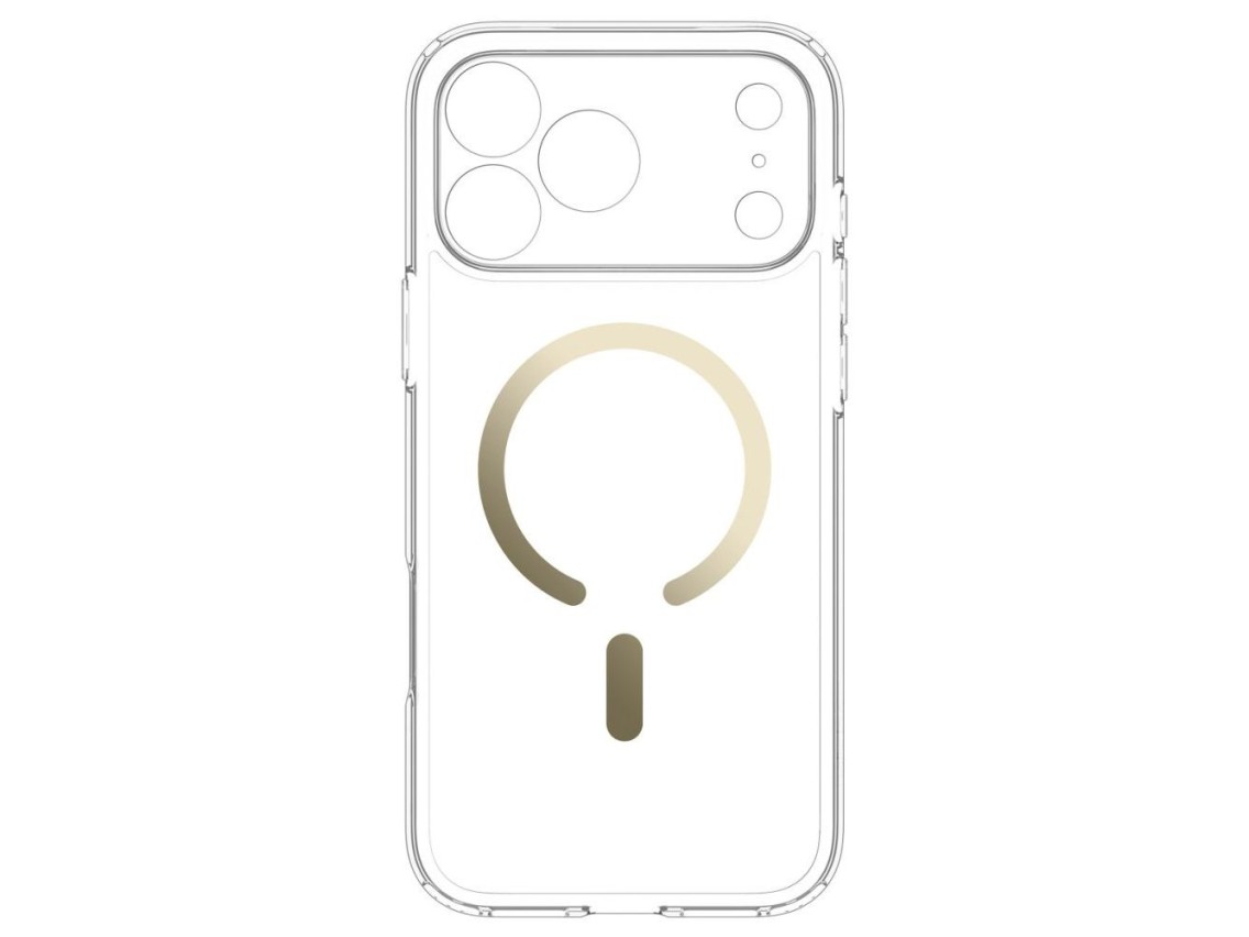 Spigen Ultra Hybrid MagSafe Case for iPhone 18 Pro Max / 17 Pro Max - Transparent Gold