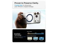 Capa Spigen Ultra Hybrid MagSafe para iPhone 18 Pro Max / 17 Pro Max - Transparente Azul Marinho