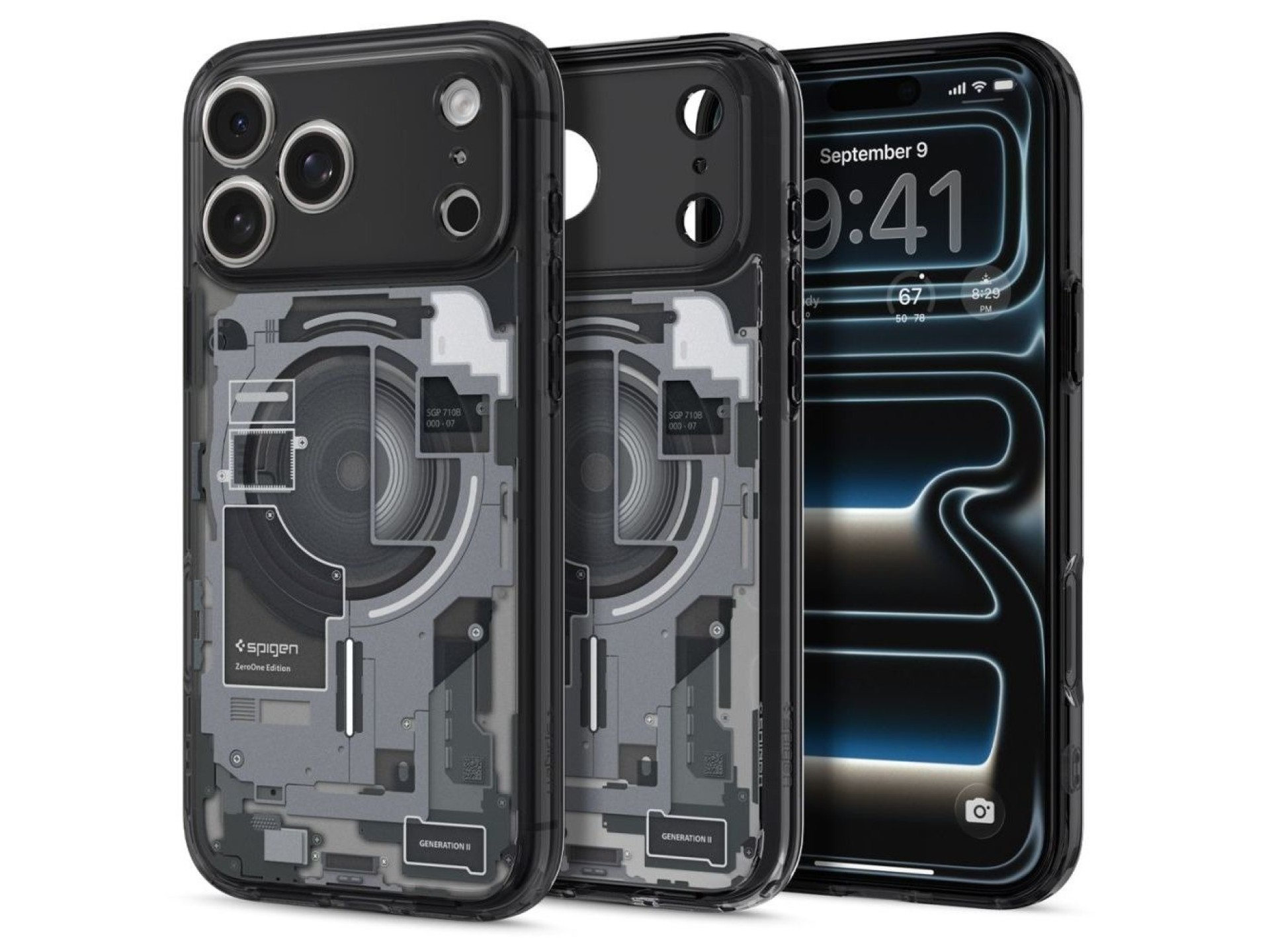Spigen Ultra Hybrid MagSafe Zero One Case for iPhone 18 Pro Max / 17 Pro Max - Black