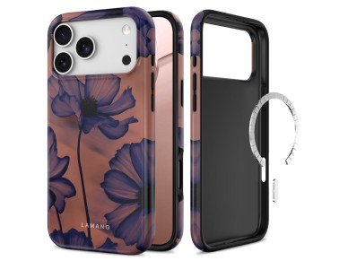 Capa Tech-Protect Lamano MagSafe para iPhone 18 Pro / 17 Pro - azul marinho e marrom Capa Tech-Protect Lamano MagSafe para iPhone 18 Pro / 17 Pro - azul marinho e marrom