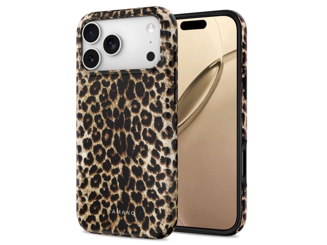 Tech-Protect Lamano MagSafe case for iPhone 18 Pro / 17 Pro - black and brown