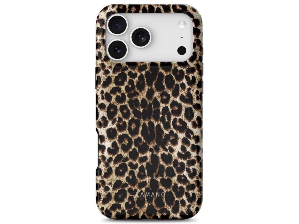 Tech-Protect Lamano MagSafe case for iPhone 18 Pro / 17 Pro - black and brown