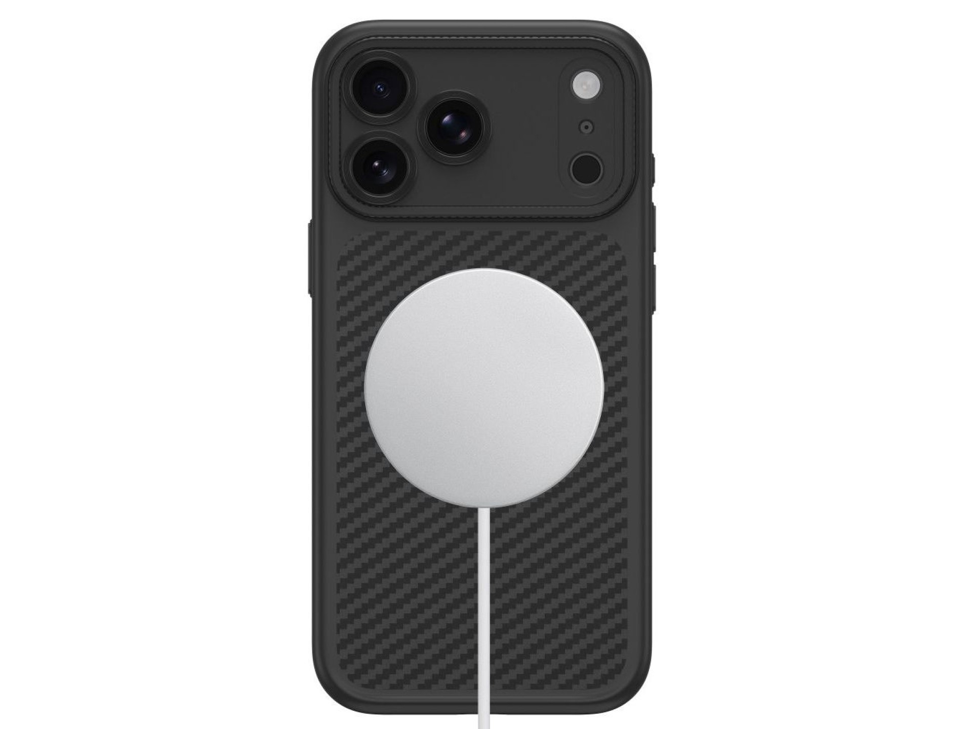 Funda Tech-Protect MagCam MagSafe Carbon para iPhone 18 Pro Max / 17 Pro Max - Negra